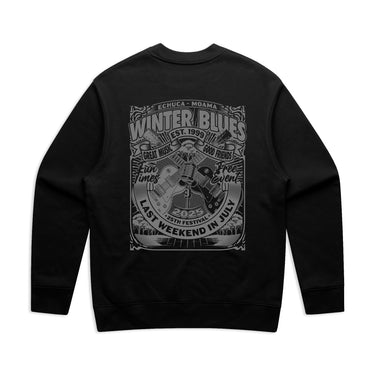 Winter Blues 2025 Men's Relax Guitar Crew